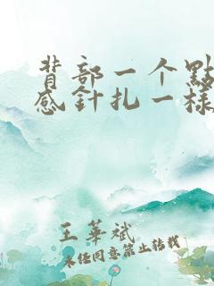 背部一个点刺痛感针扎一样