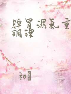 脾胃湿气重如何调理