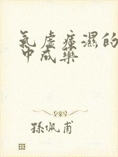 气虚痰湿的最佳中成药