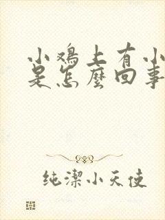 小鸡上有小疙瘩是怎么回事