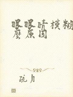 眼眼睛模糊是什么原因