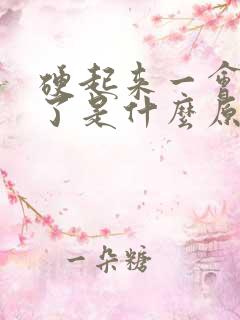 硬起来一会就软了是什么原因引起的