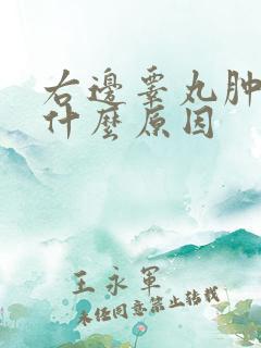 右边睾丸肿痛是什么原因