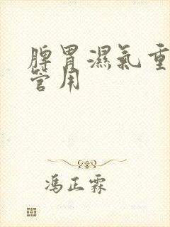 脾胃湿气重吃啥管用