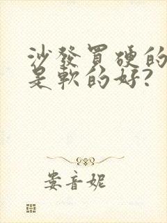 沙发买硬的好还是软的好?