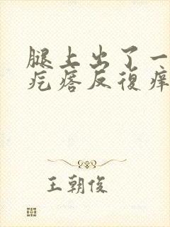 腿上出了一片小疙瘩反复痒怎么回事