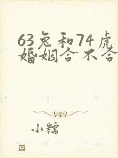 63兔和74虎婚姻合不合