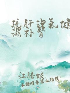 疏肝理气健脾祛湿补肾