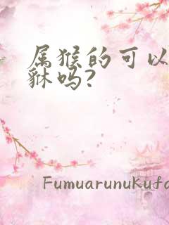 属猴的可以带貔貅吗?