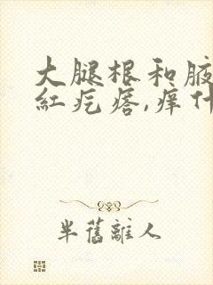 大腿根和腋下长红疙瘩,痒什么病