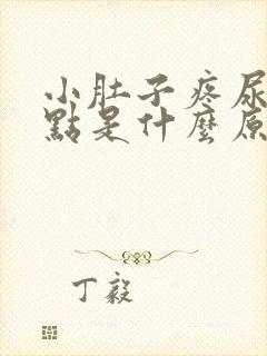 小肚子疼尿一点点是什么原因