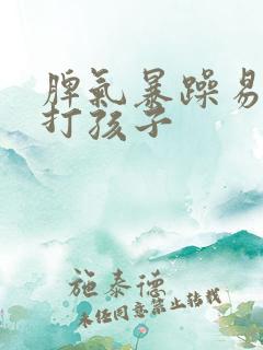 脾气暴躁易怒爱打孩子