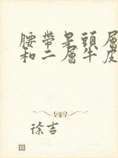 腰带是头层牛皮和二层牛皮哪个好