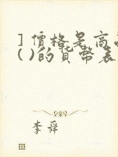 ] 价格是商品( )的货币表现.