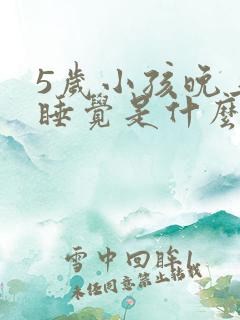 5岁小孩晚上不睡觉是什么原因引起