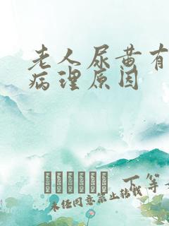 老人尿黄有哪些病理原因