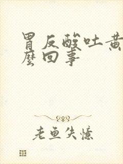 胃反酸吐黄水怎么回事