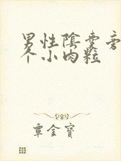 男性阴囊旁边有个小肉粒