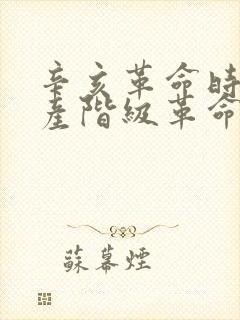 辛亥革命时期资产阶级革命派的阶级基础是