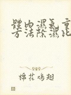 体内湿气重哪些方法除湿比较有效