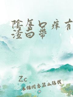 阴唇口痒有豆腐渣白带