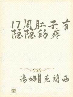 17周肚子有点隐隐的疼