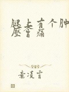 腿上有个肿块按压会痛