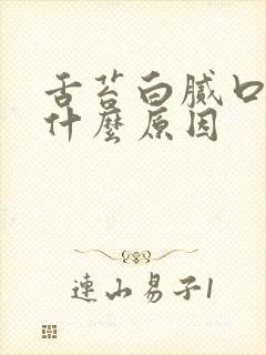 舌苔白腻口臭是什么原因