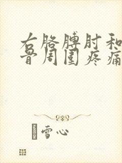 右胳膊肘和肩胛骨周围疼痛