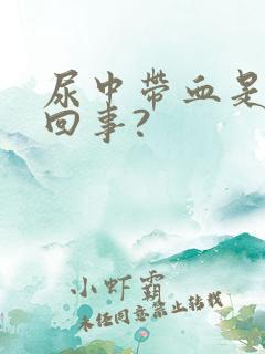 尿中带血是怎么回事?