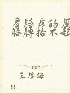 肩膀疼的厉害,胳膊抬不起来