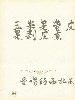 玉米是带皮煮还是剥皮煮