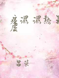 痰湿 湿热 气虚