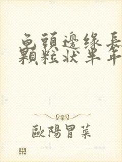 龟头边缘长出小颗粒状半年了