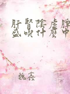 肝肾阴虚脾虚湿盛吃什么中成药