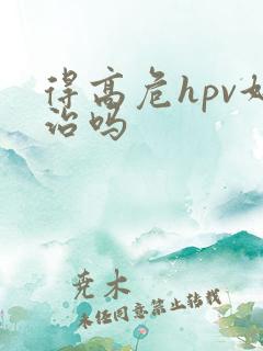 得高危hpv好治吗