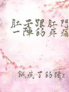 肚子跟肛门一阵一阵的疼痛