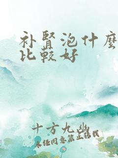 补肾泡什么中药比较好