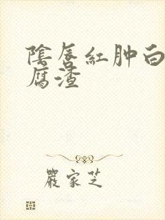 阴唇红肿白带豆腐渣