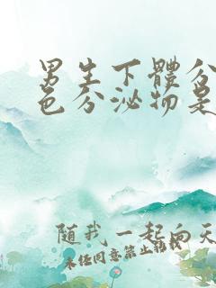 男生下体分泌黄色分泌物是什么原因