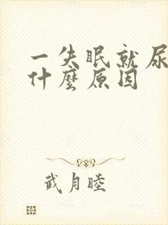 一失眠就尿频是什么原因