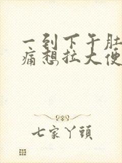 一到下午肚子就痛想拉大便