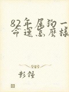 82年属狗一生命运怎么样