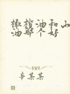 橄榄油和山茶籽油哪个好