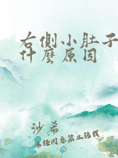 右侧小肚子疼是什么原因