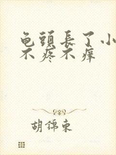 龟头长了小疙瘩不疼不痒