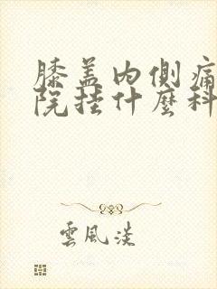 膝盖内侧痛去医院挂什么科