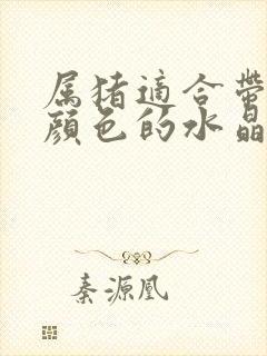 属猪适合带什么颜色的水晶