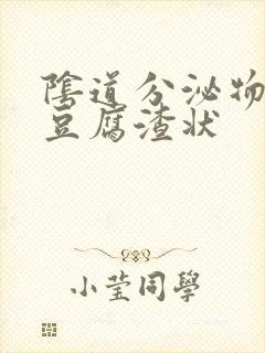 阴道分泌物黄色豆腐渣状