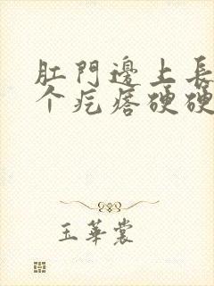 肛门边上长了一个疙瘩硬硬的不疼